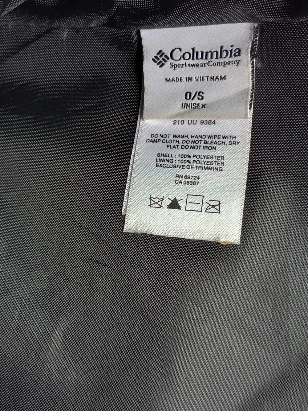 Columbia black durable adjustable